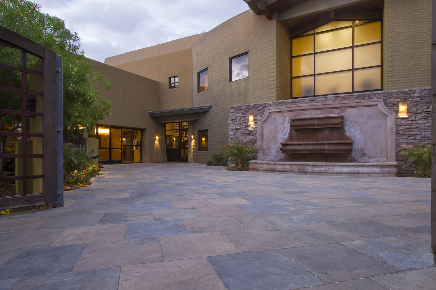 Custom Courtyard at the Arizona Country Club